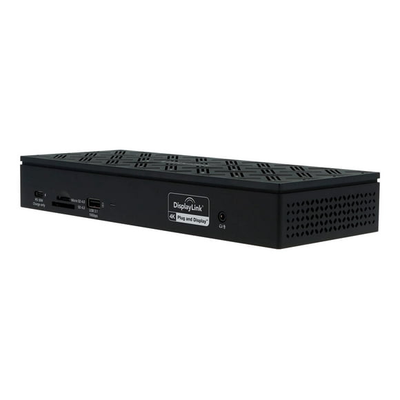 VisionTek VT8000 - Docking station - USB-C / USB 3.0 - 4 x DP, 4 x HDMI - 1GbE, 2.5GbE - 180 Watt