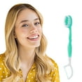 thumbnail image 4 of 5 In 1 Functional Travel Toothbrush with Built-in Toothpaste Toothpick and Tongue Cleaner Portable Disposable Mint Fresh Needed for Convenience 10PCS, 4 of 4