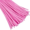 Just Artifacts Chenille Stem Pipe Cleaners for Arts and Crafts (100pcs, Light Pink)