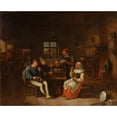 thumbnail image 3 of Egbert van Heemskerck I 18x15 Black Modern Framed Museum Art Print Titled - The Crushes with Festive Peasants, 3 of 5