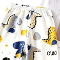 thumbnail image 4 of NOEGOEU Toddler Boys Girls Sweatpants Athletic Pull-On Pants with Elastic Waist and Pockets Joggers (Yellow,1-2 Years), 4 of 7