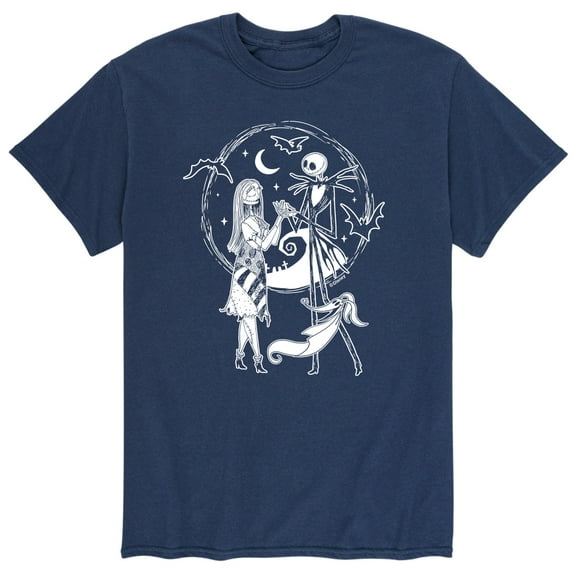 The The Nightmare Before Christmas - Jack Sally Zero - Men's Short Sleeve Graphic T-Shirt