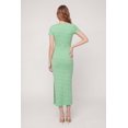thumbnail image 3 of Women's Short Sleeve Striped Dress with Side Slit, 3 of 3