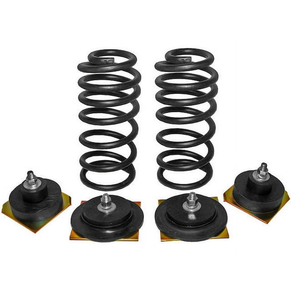 Rear Air Spring to Coil Spring Conversion 6 Piece Kit - Compatible with 1995 - 2002 Lincoln Continental 1996 1997 1998 1999 2000 2001