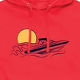 thumbnail image 3 of Instant Message - Speed Boat - Men's Pullover Hooded Fleece Sweatshirt, 3 of 6