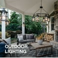 thumbnail image 2 of 1 Light Small Outdoor Wall Lantern In Industrial Style 9.5 Inches Wide By 9 Inches High-Antique Brushed Aluminum Finish Hinkley Lighting 12076Al, 2 of 7