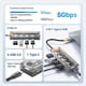 thumbnail image 5 of 4 in 1 USB C Hub Docking Station 5Gbps High Speed Splitter Adapter, 5 of 5