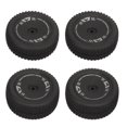 thumbnail image 1 of 4Pcs RC Car Tires for Wltoys 2.87in Diameter Black Rubber Plastic Nice Road Grip Easy to Install 1/14 RC Car Tyres, 1 of 1