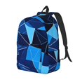 thumbnail image 3 of Casual Canvas Backpack Without Interlayer Large Capacity Stick Bag Design For Outdoor Shopping Office Outdoor Sports Darkgray Geometric Patterns_4 Medium, 3 of 7