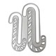 thumbnail image 1 of Metal Die Cuts Christmas Crutch Embossing Stencil Cutting Dies for Card Making Scrapbooking Paper Craft DIY Template, 1 of 5