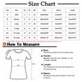 thumbnail image 3 of Plus Size Summer Tops Breast Cancer Awareness Support Fashion 2023 Causal Round Neck Printing Blouse Short Sleeve T-Shirt Summer Tops Pullover on Clearance, 3 of 5