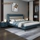 thumbnail image 3 of Master Bedroom Technology Cloth Bed 1.5m 1.8m Modern Minimalist Small Apartment Multifunctional Storage Double Bed Light Luxury My Lux Decor Round, 3 of 14