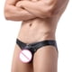 thumbnail image 4 of WILLBEST Pantalones Cortos Deportivos para Hombre, Ropa Interior de Cuero Suave y Sexy, A La Moda, Informales, 4 of 5