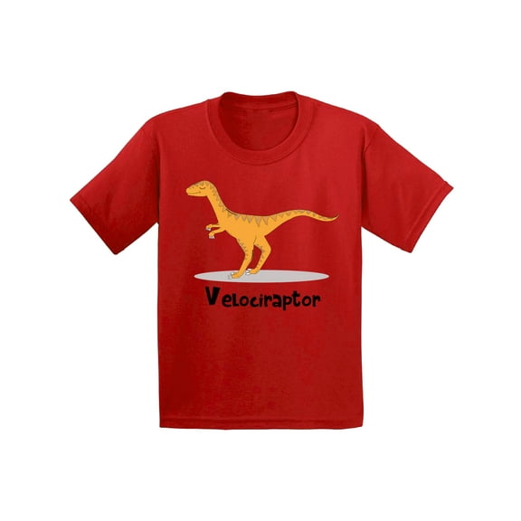 Awkward Styles Velociraptor Dinosaur Toddler Shirt Dinosaur Shirt for Toddler Boys Dinosaur Gifts for Toddler Girls Dinosaur Party Outfit Birthday Gifts for Kids Spirit Animal Velociraptor Tshirt