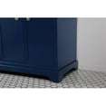 thumbnail image 5 of Elegant Decor Americana 72" Metal MDF Marble Double Bathroom Vanity in Blue, 5 of 8