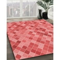thumbnail image 3 of Ahgly Company Machine Washable Indoor Rectangle Transitional Red Area Rugs, 8' x 12', 3 of 7