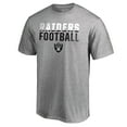 thumbnail image 2 of Men's Ash Las Vegas Raiders Iconic Collection Fade Out T-Shirt, 2 of 3