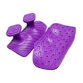 thumbnail image 3 of 2 almohadillas ergonómicas para levantamiento de pesas, sin dedos, para hombres y mujeres Púrpura, 3 of 8