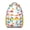 Yellow-43, variant on Cute Baby Dinosaur and Floral Print Backpack – Watercolor Dino Pattern Schoolbag with Abstract Nature Background