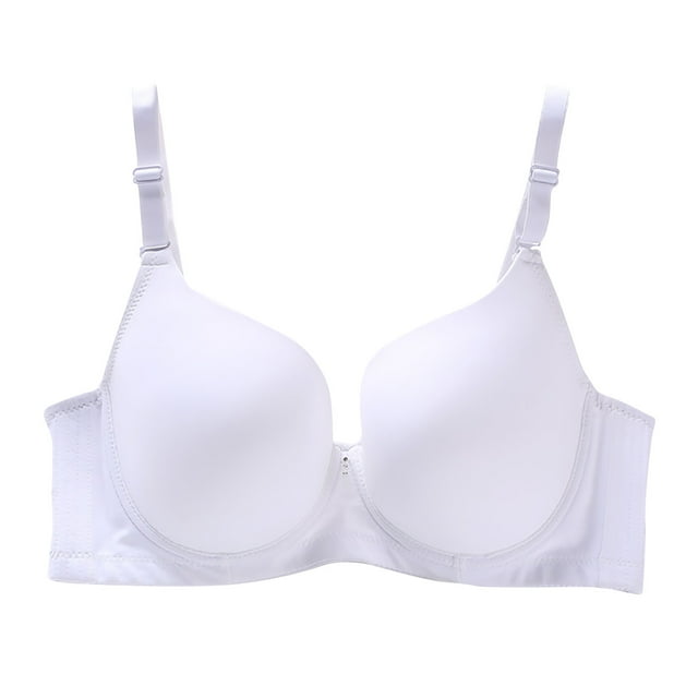 Timegard Womens Bras with Support Underwire Adjustable Strap Comfy Solid Color Everyday Thin Bras