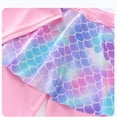 thumbnail image 6 of Emy Dola Girls Long Sleeve Swimsuits Skirt Toddler 2-Pieces Rash Guard Set Sun Protection UV 50+ Mermaid Bathing Suit Swimwear, 6 of 7