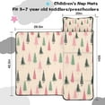 thumbnail image 5 of Beige Christmas Tree Pattern Toddler Nap Mats for Kids Preschool,50"x20" Sleeping Mat Bag or Kids,Toddler Sleeping Bag,Toddler Nap Mat or Daycare, 5 of 6