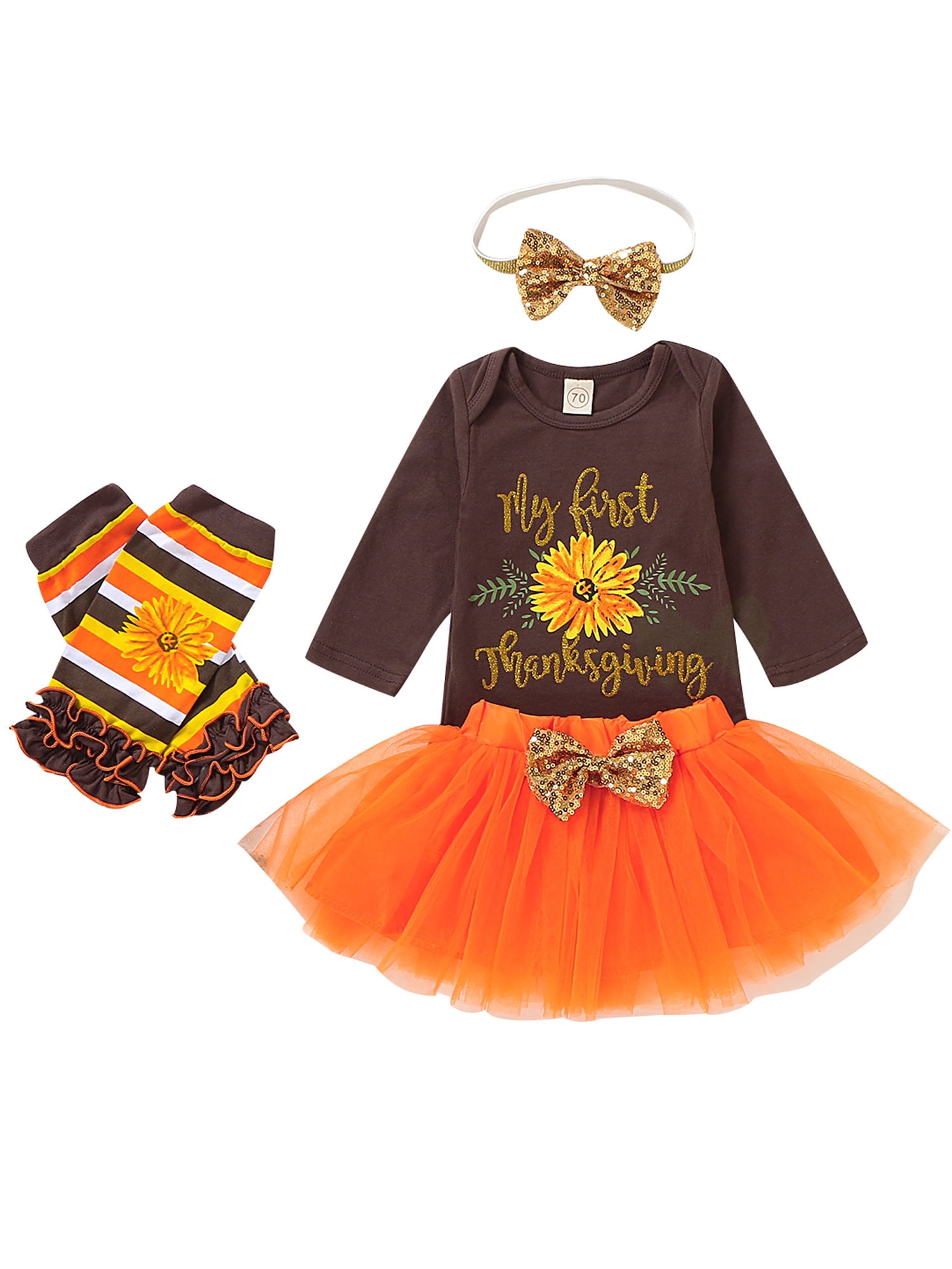 baby girl thanksgiving romper