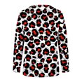 thumbnail image 4 of Chandails à Capuchon de Mode pour Femmes 2023 Mode T-shirt Imprimé Ample Manches Longues Blouse Col Rond Hauts Décontractés Chandails en Molleton Chandails à Capuchon 50 % de Rabais Liquidation Costumes Halloween/noël, 4 of 5