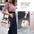thumbnail image 2 of DouZhe Lunch Bags for Women and Men, Pink Cartoon Pig Prints Reusable Portable Insulated Cooler Waterproof Lunch Tote Bag for Travel Work School Picnic, 2 of 7