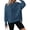 Dark Blue, variant on BTFBM Women's Casual Crewneck Sweatshirts Spring Long Sleeve Side Slit Workout Fleece Pullover Top Fashion Clothing