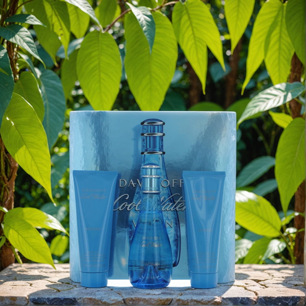 Cool Water by Davidoff Women's Perfume Gift Set - Includes Eau De