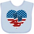 thumbnail image 3 of Inktastic USA Cowboy Boots Patriotic Boys or Girls Baby Bib, 3 of 4