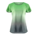 thumbnail image 2 of DondPO Tshirts Shirts for Women Short Sleeve Shirts Summer Print Large Short Sleeve Loose 3D Short Sleeve T Shirt Women's Print Womens Tops Graphic Tees Green 3XL, 2 of 6