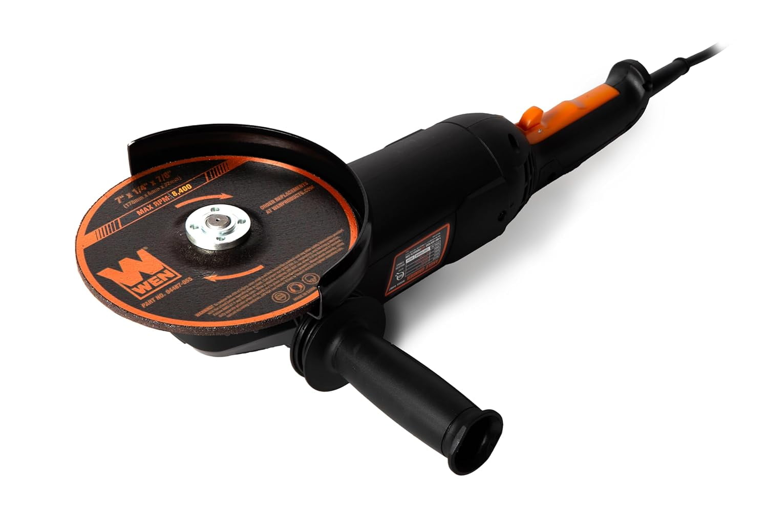 WEN 15A 7-Inch Angle Grinder (94487)