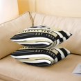 thumbnail image 3 of Football Throw Pillow Cover 20x20 Inch,Modern Ivory White Black Football Pillow Cover,Chic American Football Rugby Helmet Cushion Cover,Geometric Pillow Inserts Not Included, 3 of 6