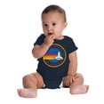 thumbnail image 6 of Retro NASA Space Shuttle Rainbow Romper Boys or Girls Infant Baby Brisco Brands 12M, 6 of 7