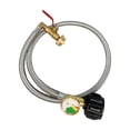 thumbnail image 1 of Adaptador de recarga de propano Manguera Reemplazo del adaptador del tanque de gas Conector de suministros de cocina fácil de usar para parrillas al a, 1 of 8