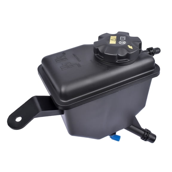 BMW Coolant Reservoir Tank with Cap & Sensor, 17137542986/17137519219, 22 PSI, Plastic, Fits E60/E61 525i/528i/530i/535i/545i/550i & 645/650Ci Engine