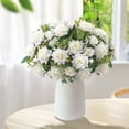 thumbnail image 6 of NANDIYNZHI Artificial Peony Silk Flower with Stems Real Look Vintage Peonies for Home Wedding Decoration, 6 of 8