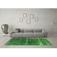 thumbnail image 3 of Ahgly Company Indoor Rectangle Oriental Green Industrial Area Rugs, 8' x 10', 3 of 4