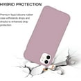 thumbnail image 6 of iPhone 11 Case iPhone 11 Phone Case Liquid Silicone Soft Gel Rubber Cover Microfiber Lining Anti-Scratch Durable Full Body Shockproof Protective Phone Cases for iPhone 11 6.1", Lilac Purple, 6 of 15