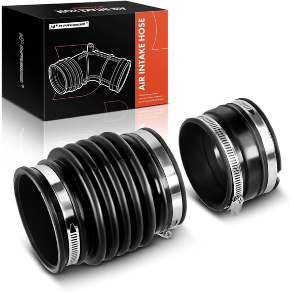 A-Premium Air Clean Intake Tube Hose Compatible with Nissan Frontier 2005-2019 Pathfinder 2005-2012 Xterra 2005-2015 V6 4.0L 2 Pieces