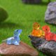 thumbnail image 5 of 120 Piezas Mini Estatua en Miniatura de Resplandeciente Figura Resina Animales para Macetas Flores Paisaje, 5 of 5