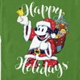 thumbnail image 2 of Men's Mickey & Friends Christmas Happy Holidays Mickey  Graphic Tee Kelly Green 3X Large, 2 of 5