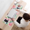 thumbnail image 3 of Pink Watercolor Flowers &nbsp;mouse Padswaterproofwashable&nbsp;for Office Home Work Gaminggaming Mouse PadRubber Base Mousepad with Stitched Edges 31.5x11.8inches, 3 of 7