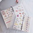 thumbnail image 1 of Cuaderno de hojas sueltas de doble cara, 100 g, recambio de página interior, pegatinas, hojas sueltas, recambio adecuado, 1 of 1