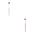 thumbnail image 1 of Cepillos de pelo Jumpingount para adultos 3 lados para hogar Hotel viaje Violeta 2piezas, 1 of 5