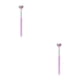 thumbnail image 1 of Vogacara Cepillo de portátil para adultos, hogar, hotel, mujeres, hombres, cepillo de dientes, herramienta de limpieza de 360 ​​grados, Violeta 2piezas Vogacara CBP444138, 1 of 5
