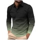 thumbnail image 2 of Seeotter Mens Fashion Long Sleeve Shirts Casual Golf Shirts Color Block Cotton Top, 2 of 7