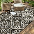 thumbnail image 3 of Mohawk Home Positano Outdoor Area Rug, Dark Grey, 8' x 10', 3 of 9